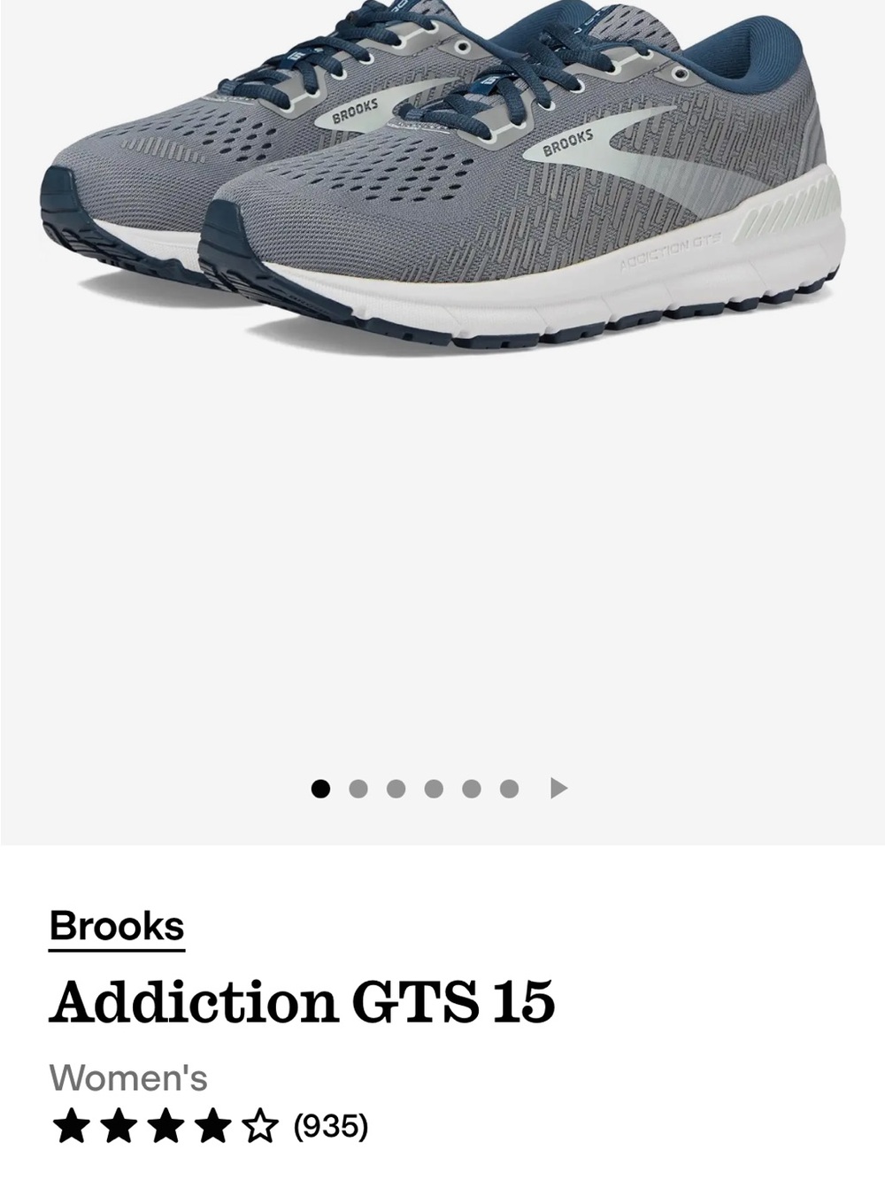 Brooks Women's Running Shoes - Gray and Navy